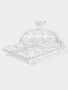 Маслёнка Доляна «Семицвет», 15.5×11.5×8 см, стекло, прозрачная - Фото 3