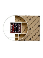 Часы настенные интерьерные "Маганса", бесшумные, d-35 см, с полками, белые - Фото 8