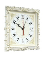 Часы настенные, интерьерные "Барака", бесшумные, 38 х 38 см, белое золото - Фото 8