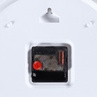 Часы настенные, интерьерные "Баконг", бесшумные, d-40 см, белое серебро - фото 25562201