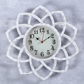Часы настенные, интерьерные "Кабао", d-49.5 см, циферблат 22 см, бесшумные