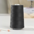 Нитки 50/2, 5000 м, цвет тёмно-серый №6812 - Фото 3