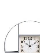 Часы настенные интерьерные «Маганса», бесшумные, плавный ход, с полками, d=35 см, серые - Фото 5