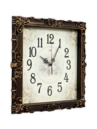 Часы настенные, интерьерные "Барака", бесшумные, 38 х 38 см, черная бронза - Фото 5