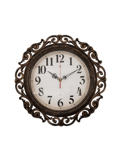Часы настенные, интерьерные "Хостон", бесшумные, d-40.5 см, циферблат 26 см