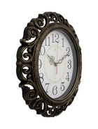 Часы настенные, интерьерные "Хостон", бесшумные, d-40.5 см, циферблат 26 см, черное золото - Фото 2