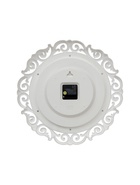 Часы настенные, интерьерные "Хостон", бесшумные, d-40.5 см, циферблат 26 см, белое золото - Фото 4