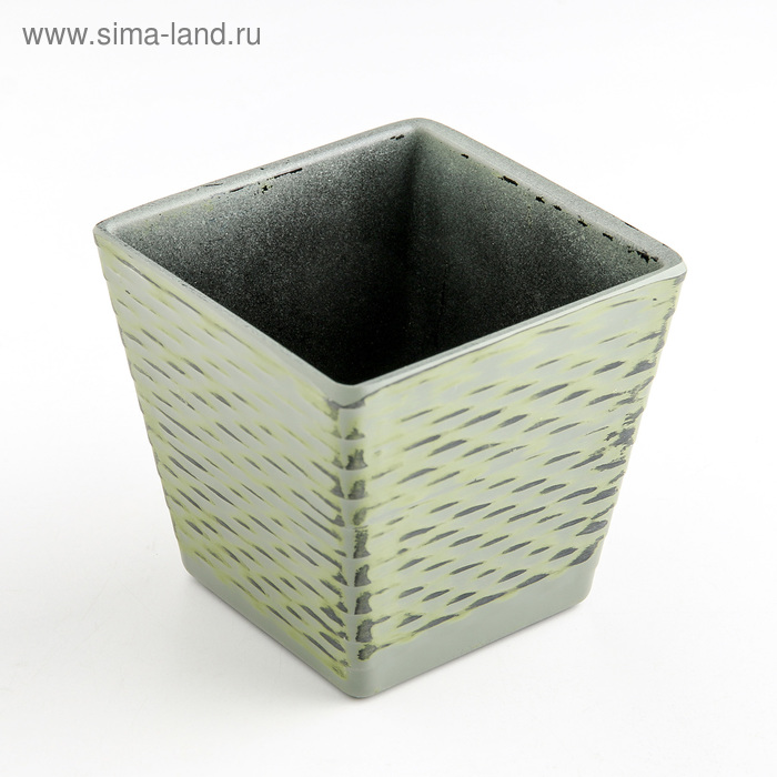 Горшок 350 мл "Плетение.Антик", цвет МИКС - Фото 1