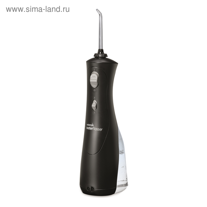 Ирригатор Waterpik WP-462 E2, портативный, 210 мл, 4 насадки, 2 режима, чёрный - Фото 1