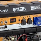 Генератор бензиновый Denzel PS 70 EA 946894, 4Т, 7000 Вт, 230 В, 25 л, коннектор автоматики - Фото 3