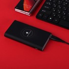 Внешний аккумулятор Luazon модель PB-31, 8000 мАч, USB, microUSB-Type-C, беспроводная зарядка, чёрный - Фото 2