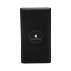 Внешний аккумулятор Luazon модель PB-31, 8000 мАч, USB, microUSB-Type-C, беспроводная зарядка, чёрный - Фото 4