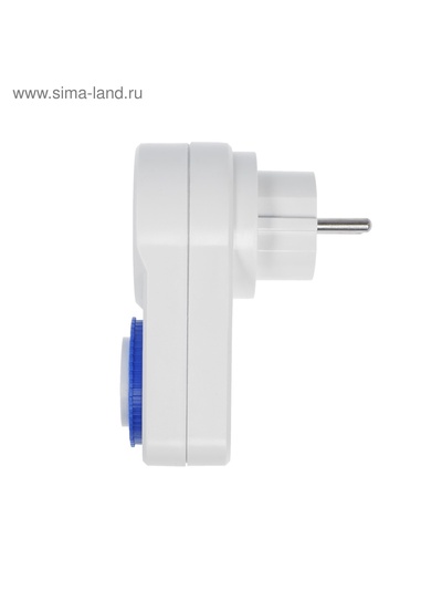 Таймер розеточный механический Luazon Lighting, 16 A, интервал 30 минут, 220 В, суточный