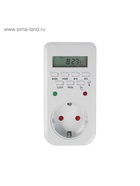 Таймер розеточный электронный Luazon Lighting, 16 A, интервал 1 минута, 220 В, недельный - Фото 2