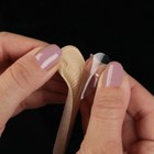 Полустельки для обуви, на клеевой основе, 10 × 6 см, пара, цвет бежевый - Фото 2