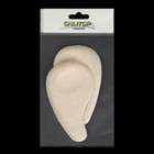 Полустельки для обуви, на клеевой основе, 10 × 6 см, пара, цвет бежевый - Фото 4