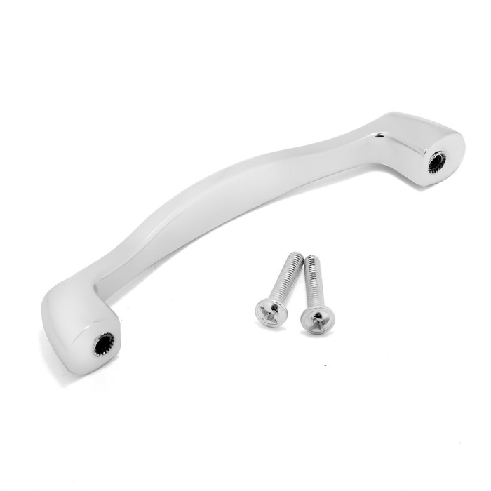 Ручка мебельная ТУНДРА РС193CP, м/о 96 мм, цвет хром - фото 18526947