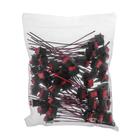 Выключатель клавишный, провод 10 см, красный, набор 10 шт. - Фото 5