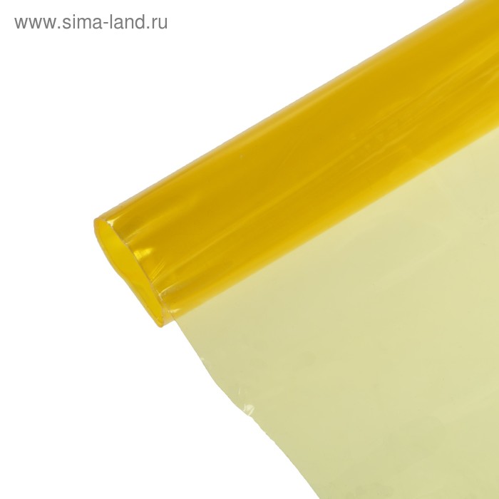 Пленка защитная для фар, 30х50 см, желтый - Фото 1