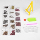 Алмазная вышивка «Сова в шапочке», с подставкой, с частичным заполнением - Фото 4