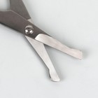 Ножницы, безопасные, 9 см, цвет серебристый/чёрный - Фото 2
