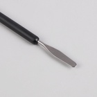 Кисть шпатель для акрил-геля, лепесток, 18 см, 5×17 мм, чёрная - Фото 3