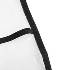Накидка-незапинайка TORSO на спинку сиденья 58×42 см, прозрачная - Фото 4