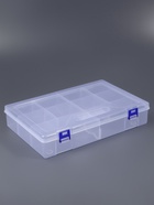 Органайзер для хранения мелочей, 10 съёмных ячеек, с подвесом, 31×20.5×6 см, прозрачный - Фото 5