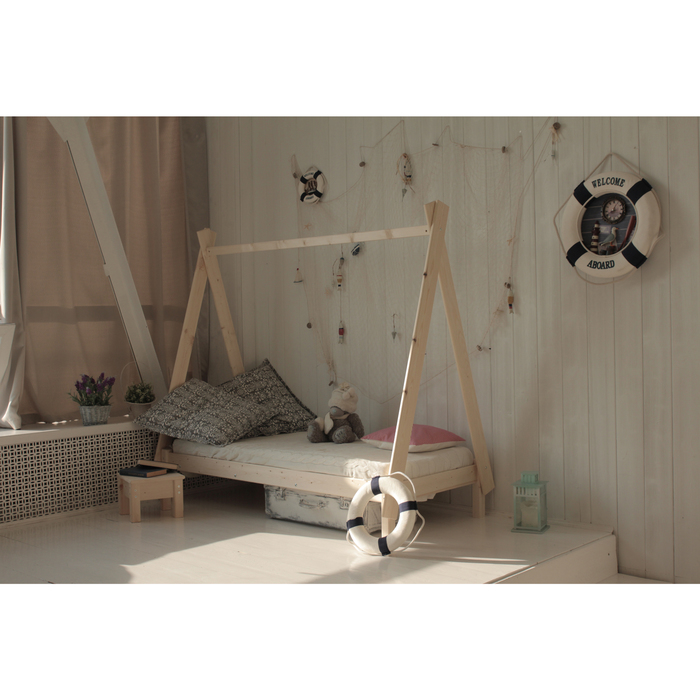 Детская кровать «Вигвам», 700×1900, массив сосны, без покрытия - фото 1908483338