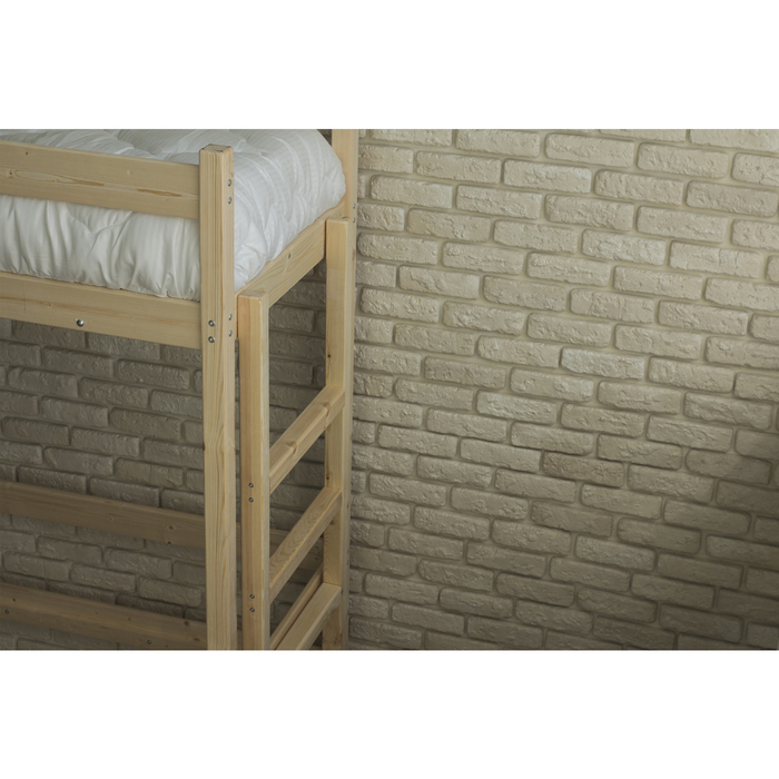 Кровать-чердак «Л1», 700×1900, массив сосны, без покрытия - фото 1905576141
