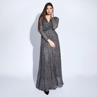 Платье женское MINAKU "Isabel", длинное, размер 46, цвет серебро  (артикул 4343115)  большой выбор товаров оптом и в розницу по низким ценам с доставкой