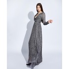 Платье женское MINAKU "Isabel", длинное, размер 46, цвет серебро  (артикул 4343115)  большой выбор товаров оптом и в розницу по низким ценам с доставкой