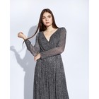 Платье женское MINAKU "Isabel", длинное, размер 46, цвет серебро  (артикул 4343115)  большой выбор товаров оптом и в розницу по низким ценам с доставкой