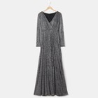 Платье женское MINAKU "Isabel", длинное, размер 46, цвет серебро  (артикул 4343115)  большой выбор товаров оптом и в розницу по низким ценам с доставкой