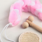 Набор банный, 4 предмета: мочалка 2 шт, расчёска, массажёр - Фото 2