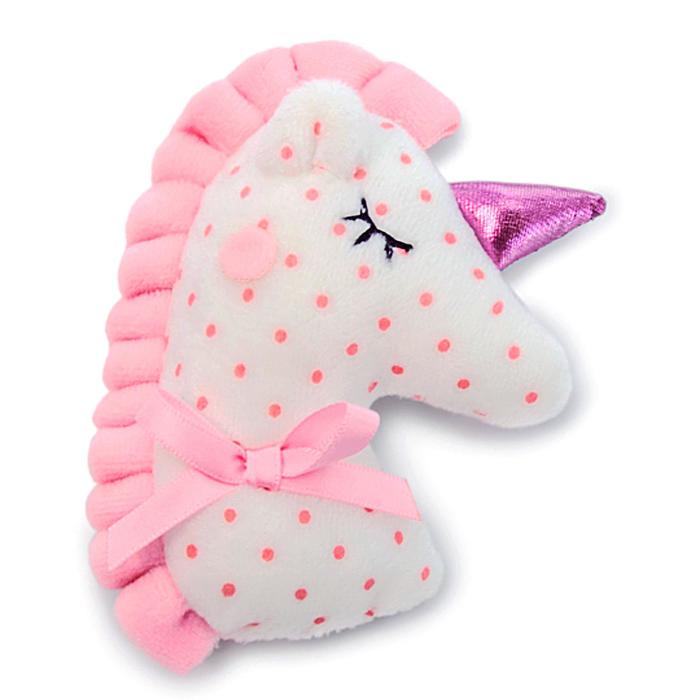 Мягкая игрушка «Зайка Ми с розовой подушкой - единорогом», 18 см - фото 1907025476
