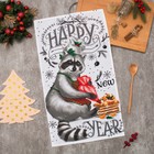 Полотенце "Доляна" Happy year 35х60см,100% хл 160 г/м2 - Фото 1