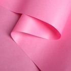Бумага для декора и флористики, крафт, двусторонняя, нежно-розовая, однотонная, рулон 1шт., 0,5 х 10 м - Фото 2