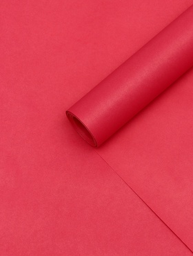 Бумага упаковочная крафт двусторонняя, малиновый, 0.5×10 м, 70 г/м² /м² 4539672