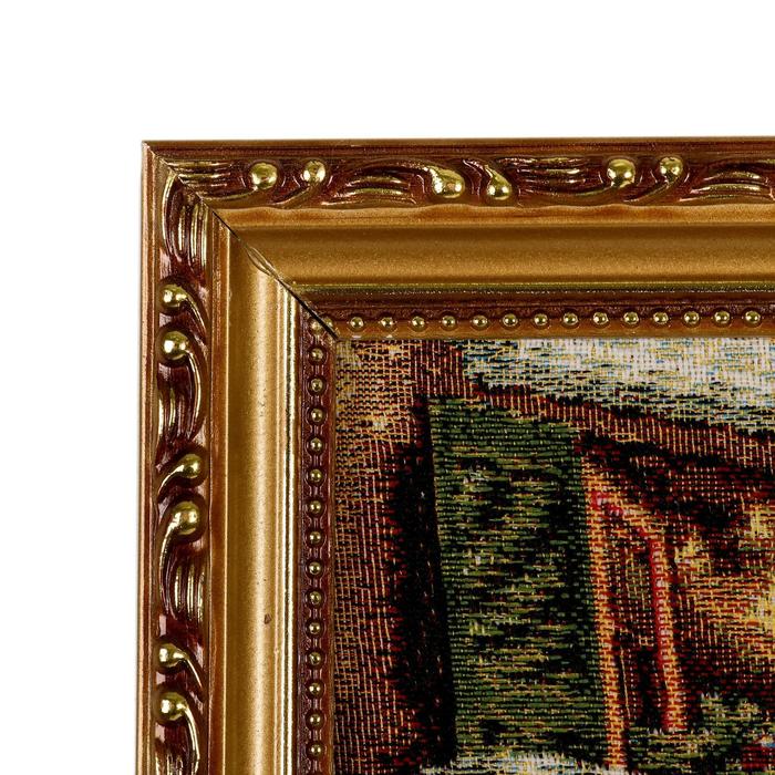 Гобеленовая картина "Ресторан на набережной" 66х38 см рамка МИКС - фото 1883471118