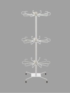 Вертушка, 3 яруса по 10 крючков, 27×65, белая - Фото 2