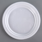 Тарелка одноразовая десертная, d=16,5 см, цвет белый - Фото 2