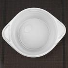 Тарелка одноразовая суповая, 500 мл, цвет белый - Фото 3