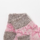 Носки для девочки шерстяные укороченные цвет розовый, размер 14-16 - Фото 2