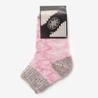 Носки для девочки шерстяные укороченные цвет розовый, размер 14-16 - Фото 3