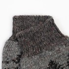 Носки мужские шерстяные "Орнамент-зима" цвет тёмно-серый, размер 25 - Фото 2
