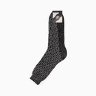 Носки шерстяные, цвет чёрный рисунок, размер 25 - Фото 4