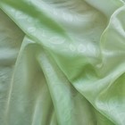 Тюль, размер 150х260 см, тиснение листья, цвет светло-зелёный, вуаль - Фото 3