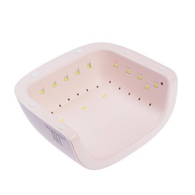 Лампа для гель-лака TNL Sunrise, UV/LED, 48 Вт, 18 диодов, таймер 30/60/90 сек, светло-роз.