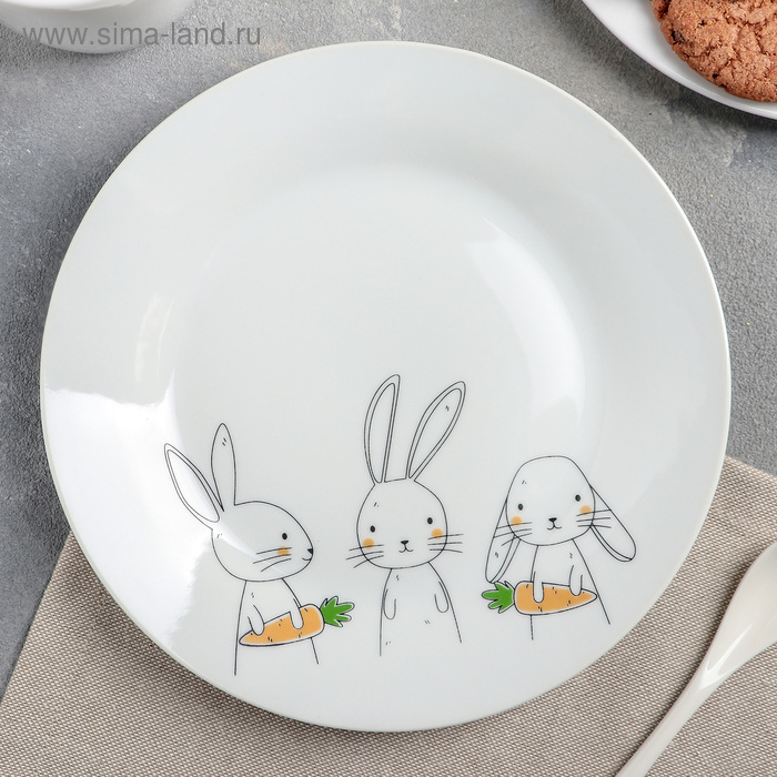 Тарелка 20 см Bunny - Фото 1